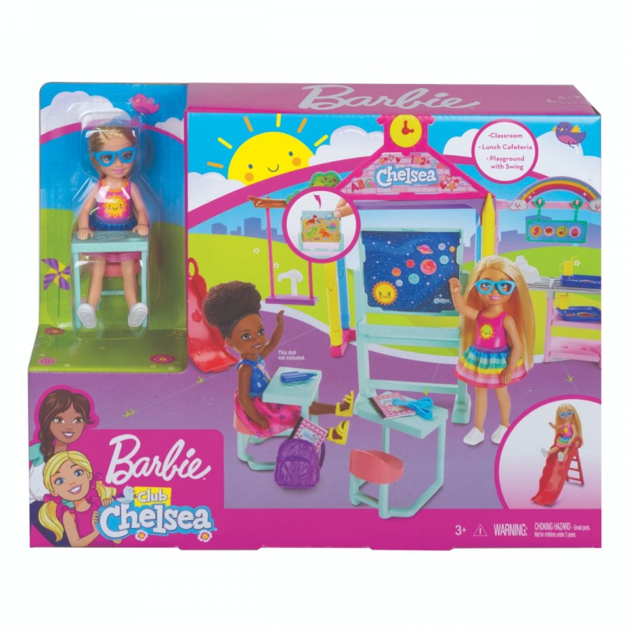 Barbie Chelsea School Playset With Doll