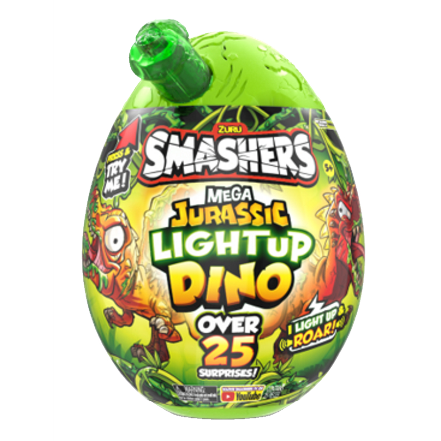 Smashers Jurassic Mega Light Up Egg Assorted