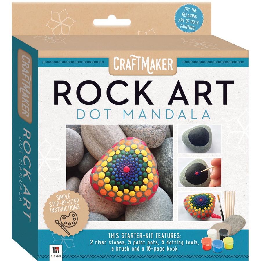 Craftmaker Rock Art Dot Mandala