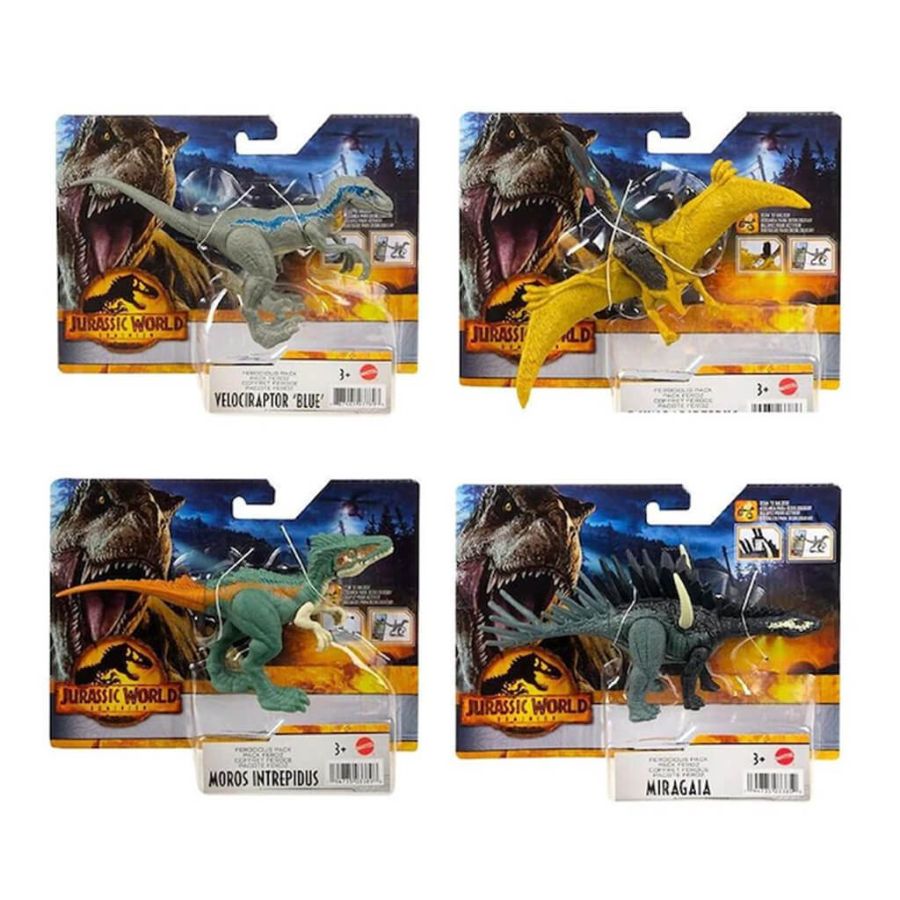 Jurassic World Dominion Ferocious Pack Dino Assorted