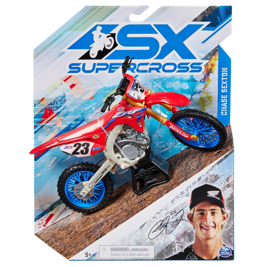 Supercross Diecast Motorcycle 1:10 Scale Assorted