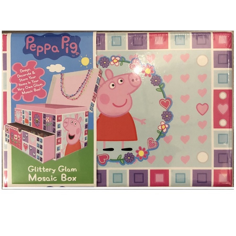 Peppa Pig Glittery Glam Mosaic Box