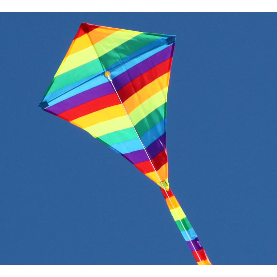 Ocean Breeze Rainbow Small Diamond Kite