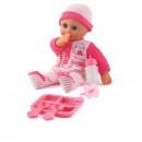Dolls World Baby Doll Tilly With Real Baby Sounds & Accessories 30cm