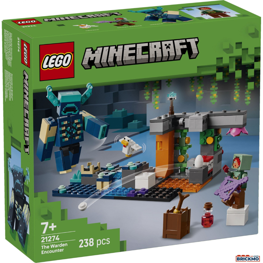 LEGO Minecraft The Warden Encounter