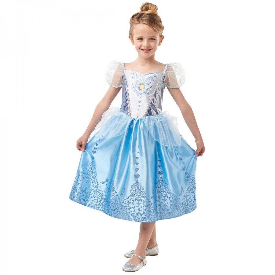 Disney Princess Cinderella Fairytale Classic Kids Dress Up Costume Size 4-6