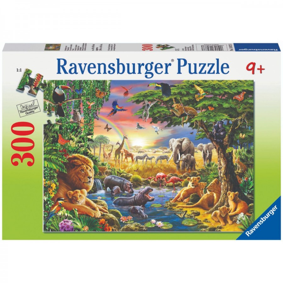 Ravensburger Puzzle 300 Piece At The Watering Hole