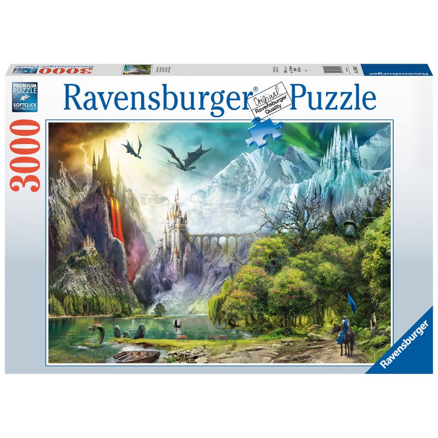 Ravensburger Puzzle 3000 Piece Reign Of Dragons