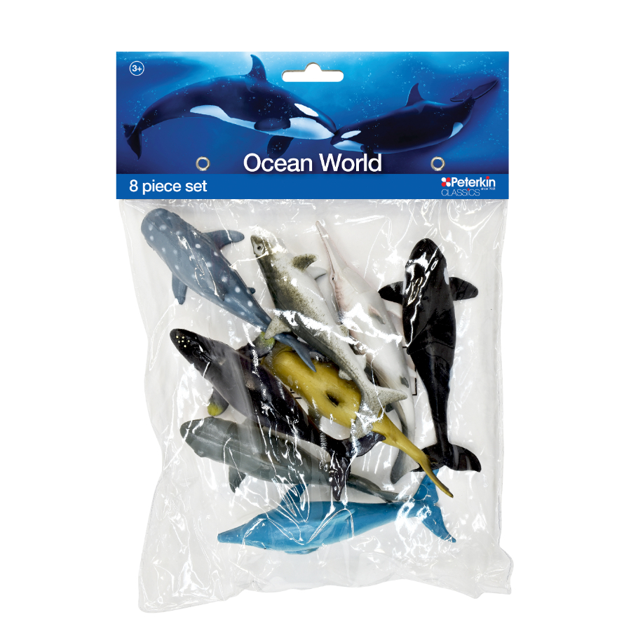 Animal World Figurines Ocean 8 Piece Set