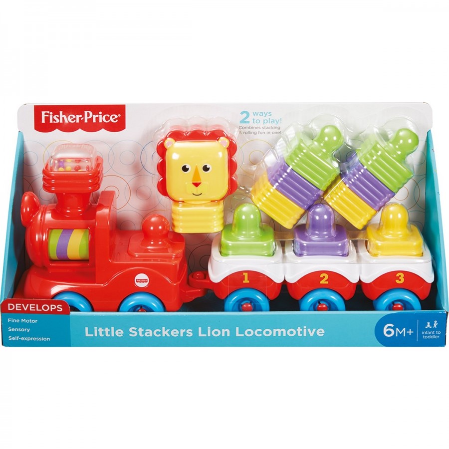 Fisher Price Little Stackers Lion Locomotive