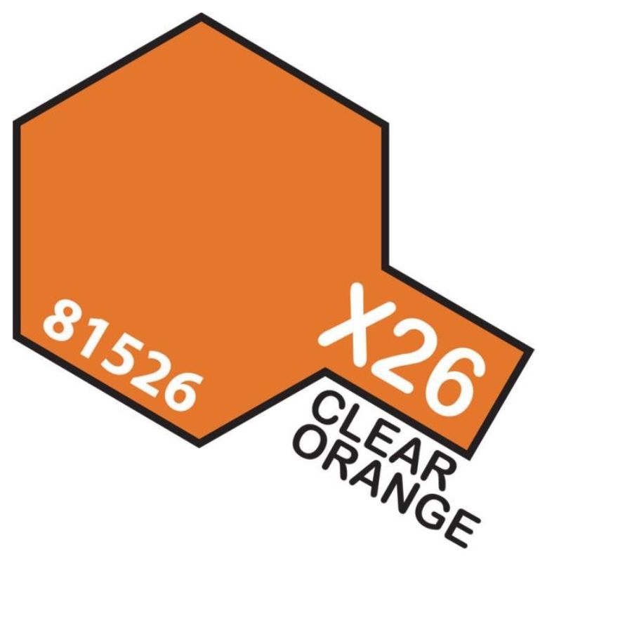 Tamiya Mini Acrylic Paint X26 Clear Orange