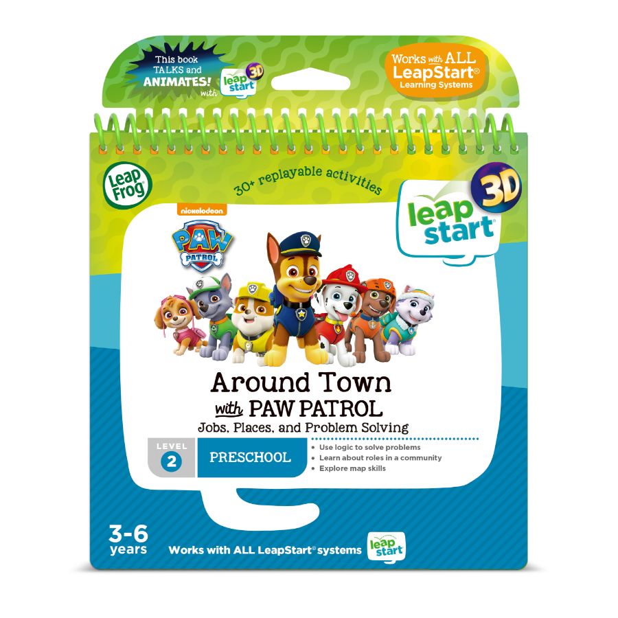 Leapfrog LeapStart Book Around Town With Paw Patrol Activity Book