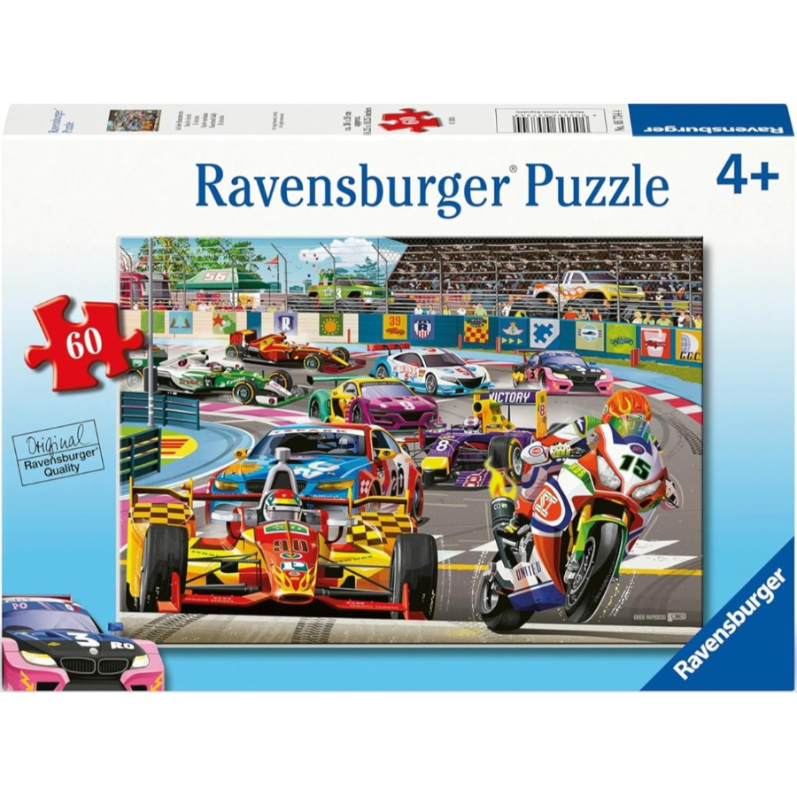 Ravensburger Puzzle 60 Piece Racetrack Rally