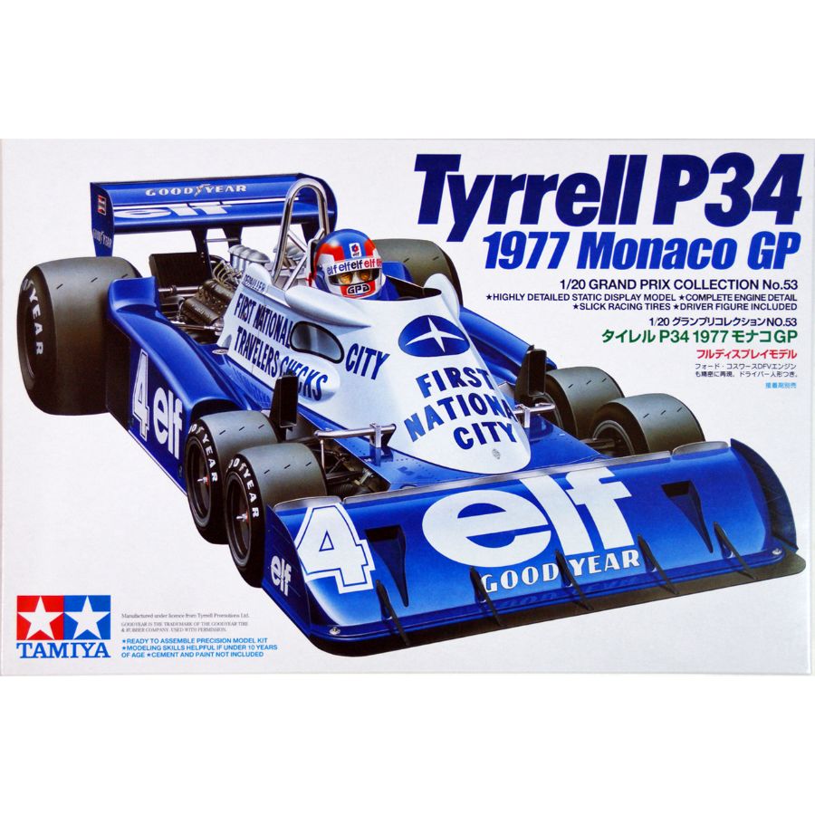 Tamiya Model Kit 1:24 Tyrrell P34 77 Monaco