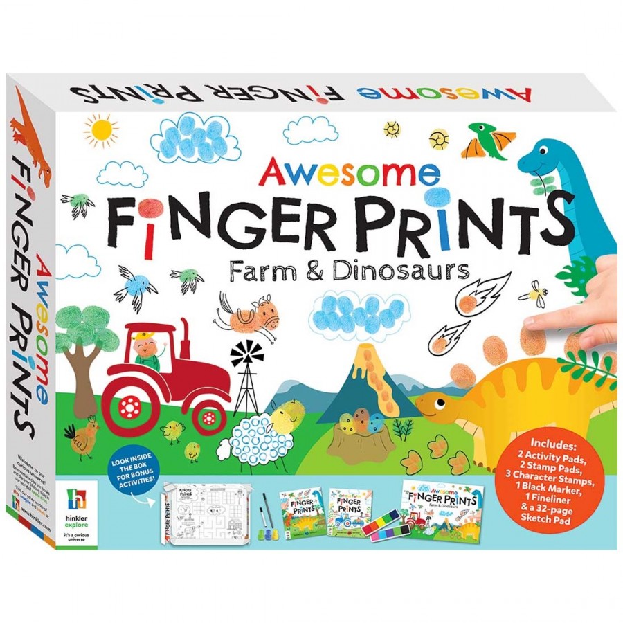 Finger Prints Kit Farm & Dinosaur