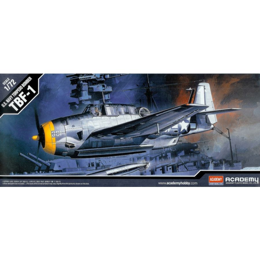 Academy Model Kit 1:72 TBF1 Grumman Avenger
