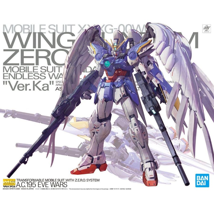 Gundam Model Kit 1:100 MG Wing Gundam Zero EW Ver Ka