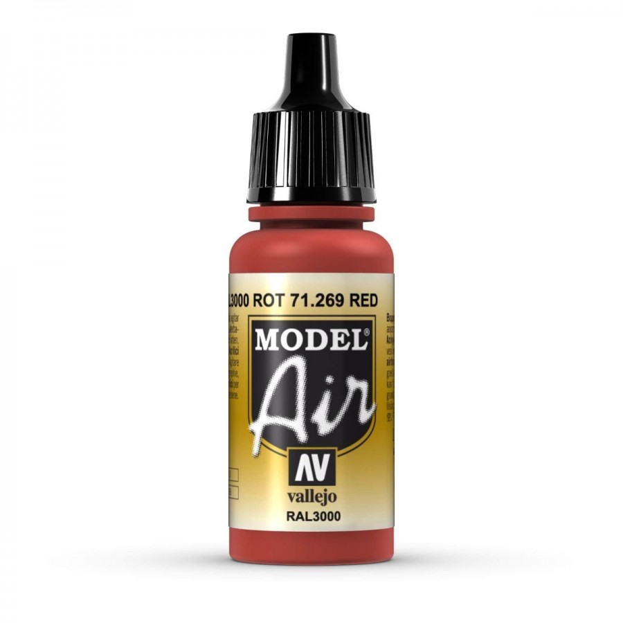 Vallejo Acrylic Paint Model Air Red 17 ml