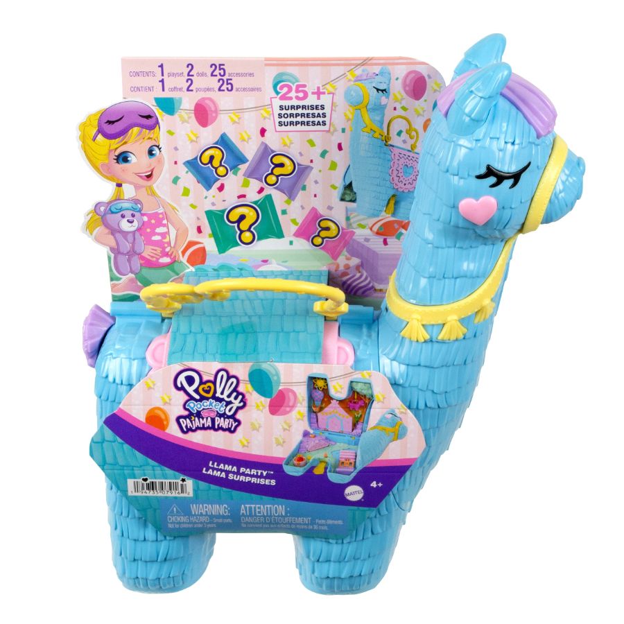 Polly Pocket Pajama Party Llama Party Playset