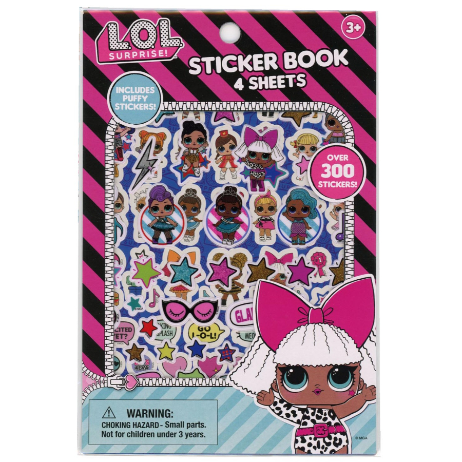 LOL Surprise Sticker Pack With 300 Stickers