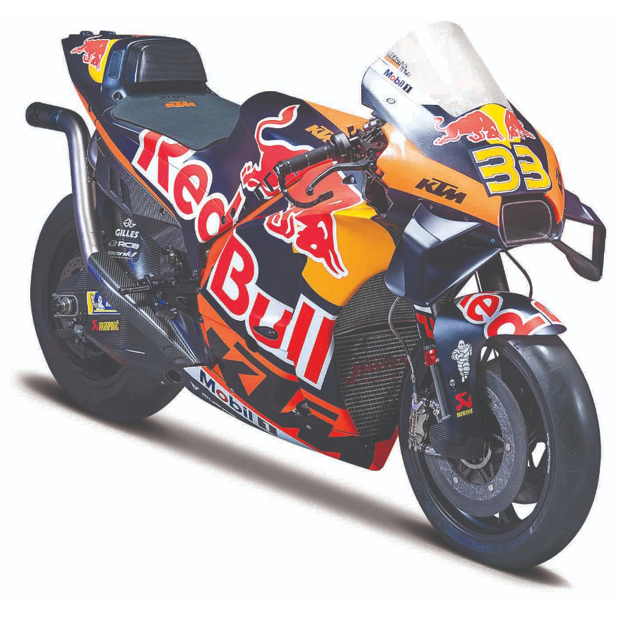 Maisto Diecast 1:18 Moto GP 2023 Red Bull KTM Factory Racing