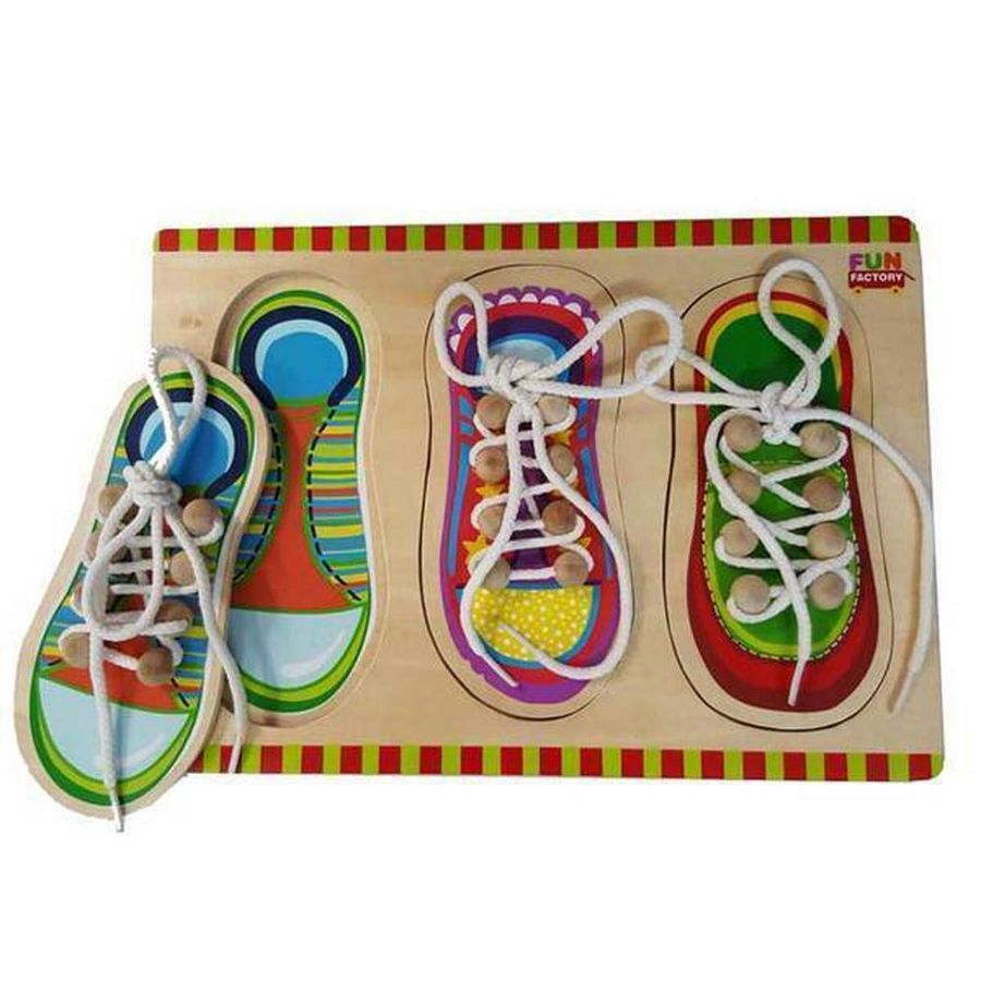 Puzzle Shoe Lacing Wood Toys Casey s Toys