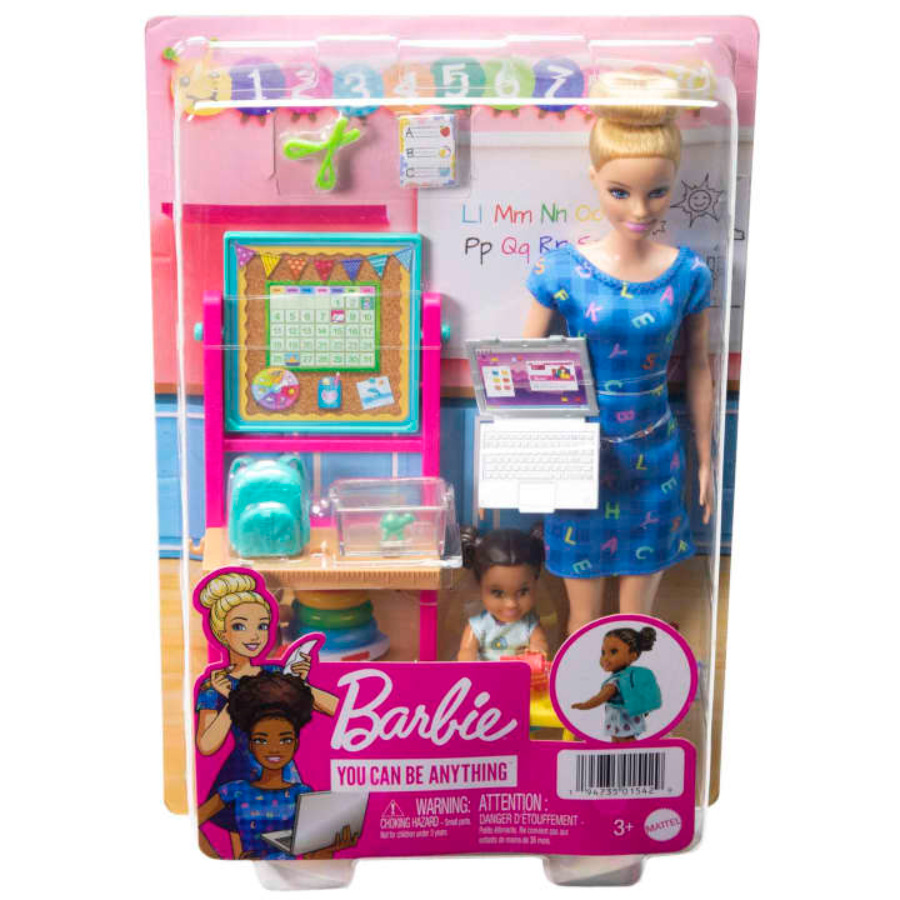 Barbie Teaching Doll Playset With Accessories