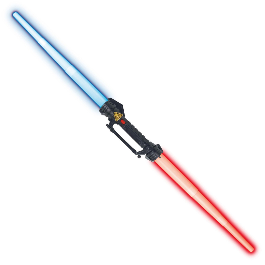 Laser Sword With Twin Rectractable Blades Lights & Sounds
