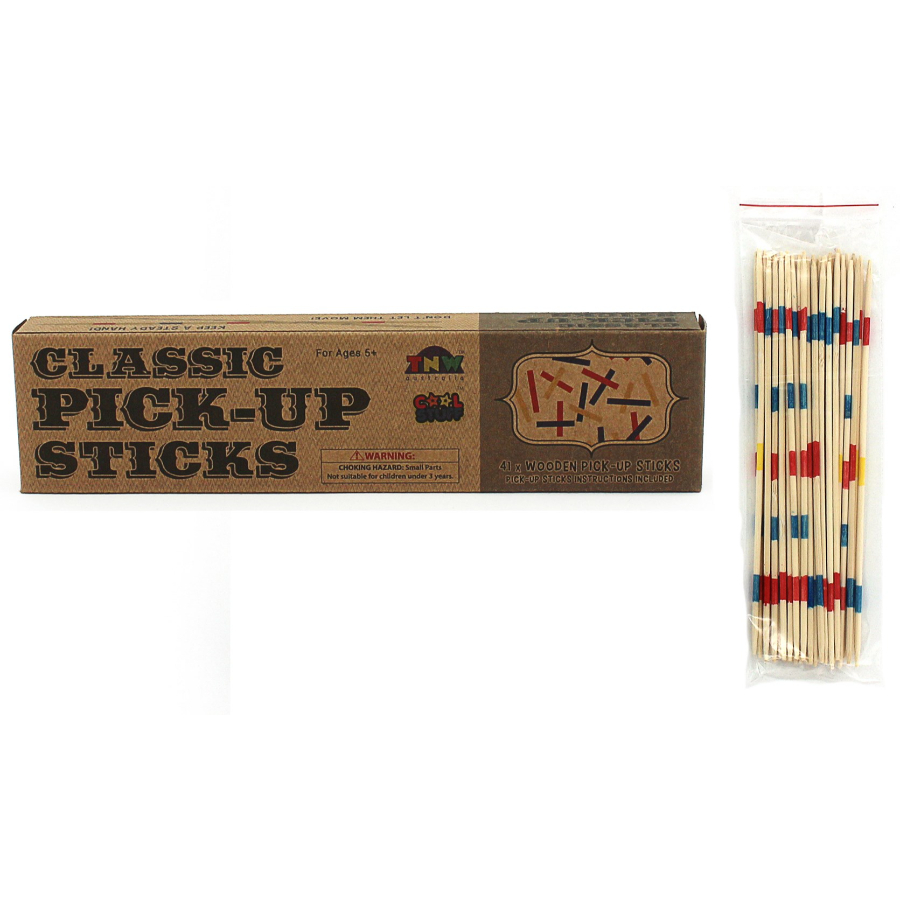 Wooden Pick Up Sticks 41 Piece Set