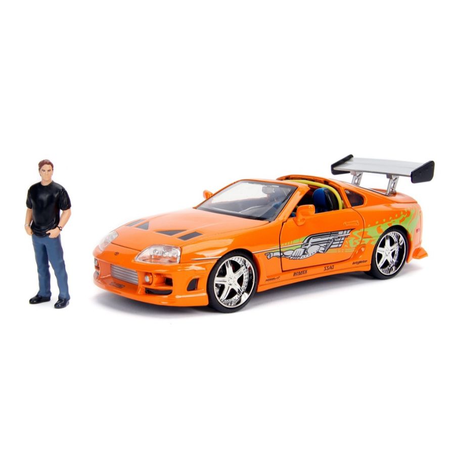 Jada Diecast 1:24 Fast & Furious Brian With Toyota Supra