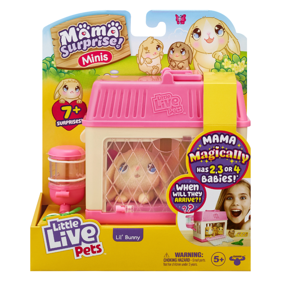 Little Live Pets Mama Surprise Mini Playset Lil Bunny