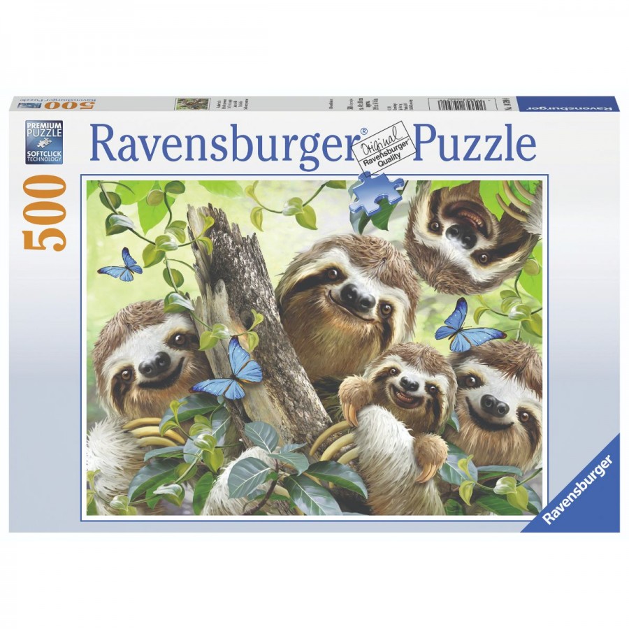 Ravensburger Puzzle 500 Piece Sloth Selfie