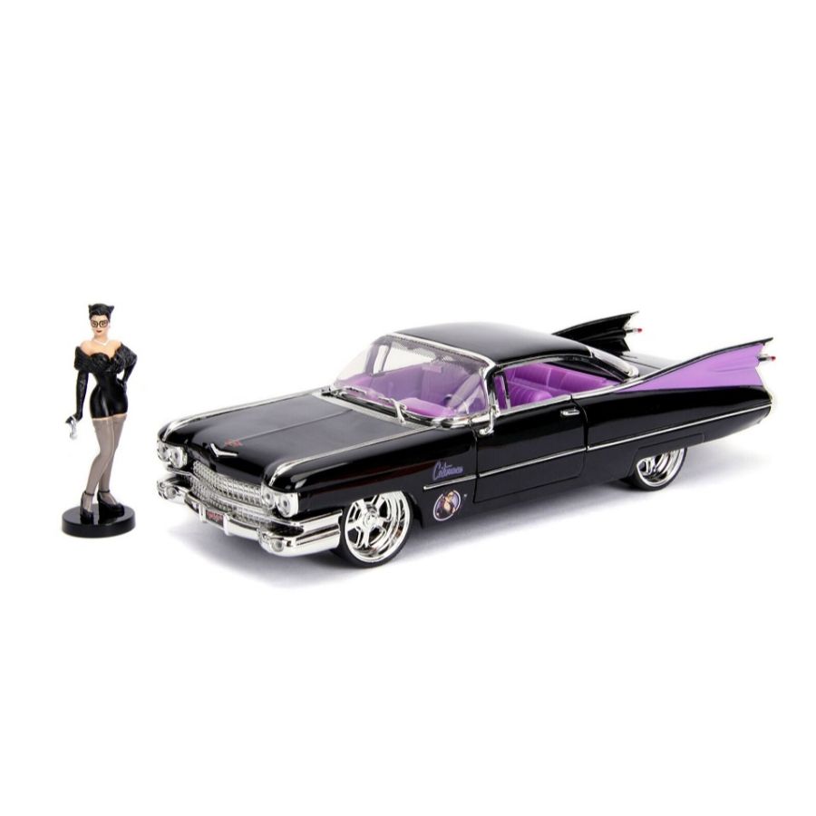 Jada Diecast 1:24 DC Bombshells Catwoman 1959 Cadillac