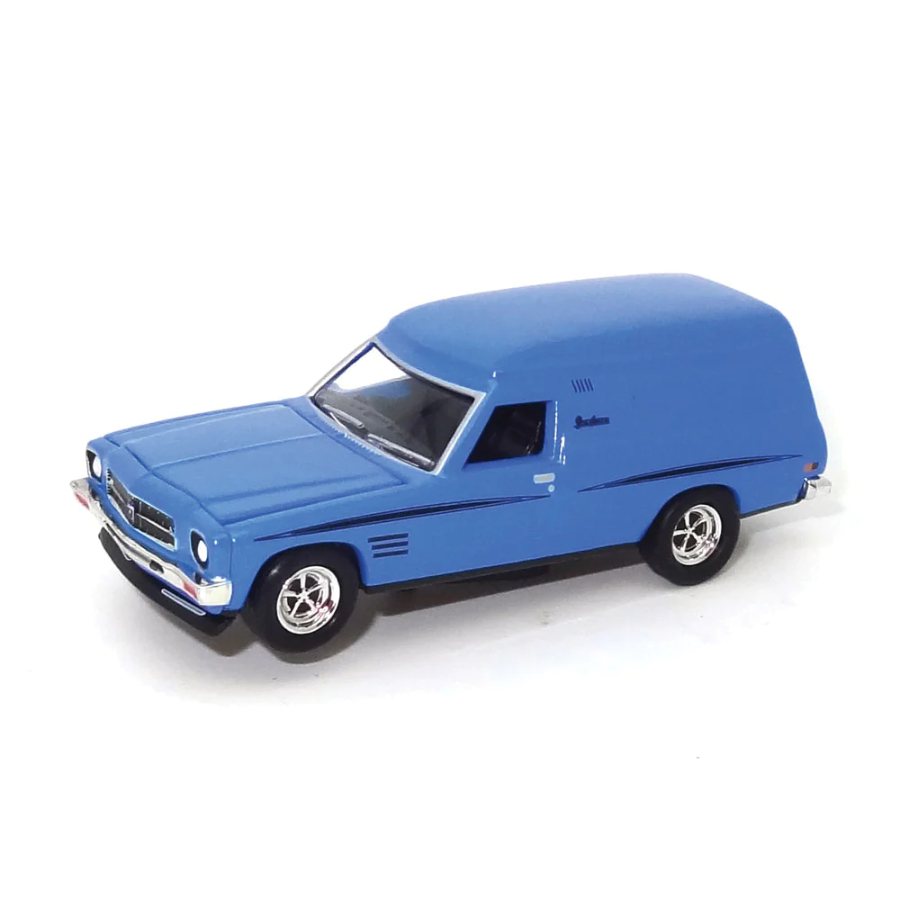 Cooee Classics Diecast 1:64 1972 Holden HQ V8 Sandman Panel Van Azure Blue