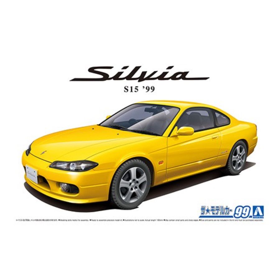 Aoshima Model Kit 1:24 Nissan S15 Silvia Spec.R 99