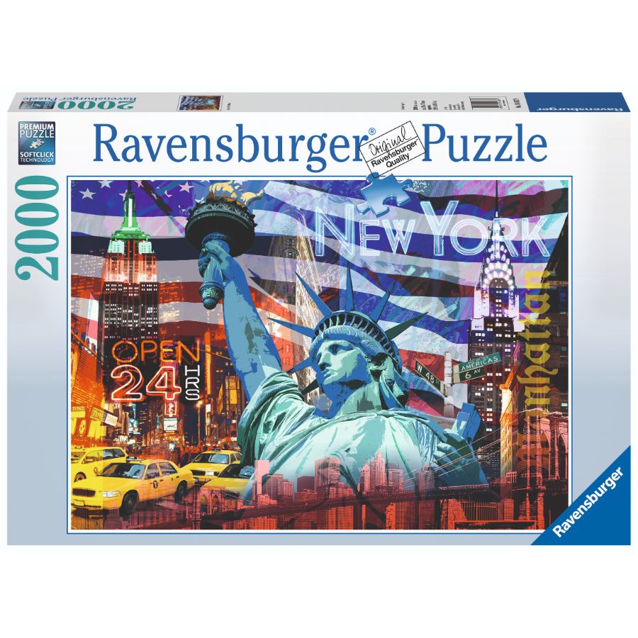 Ravensburger Puzzle 2000 Piece New York Collage