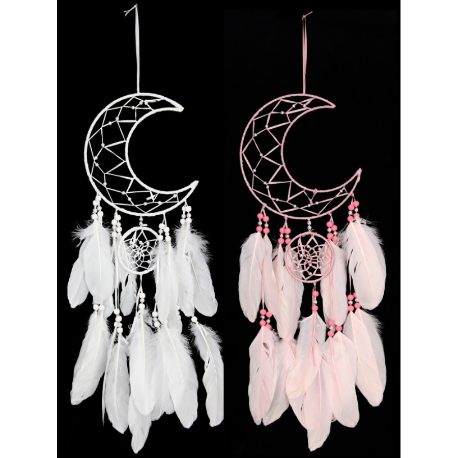 Dream Catcher Pink White Moon Assorted
