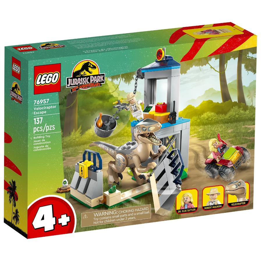LEGO Jurassic World Velociraptor Escape 4+