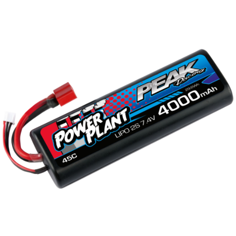 Peak Racing Power Plant 4000Mah 7.4V 45C Lipo