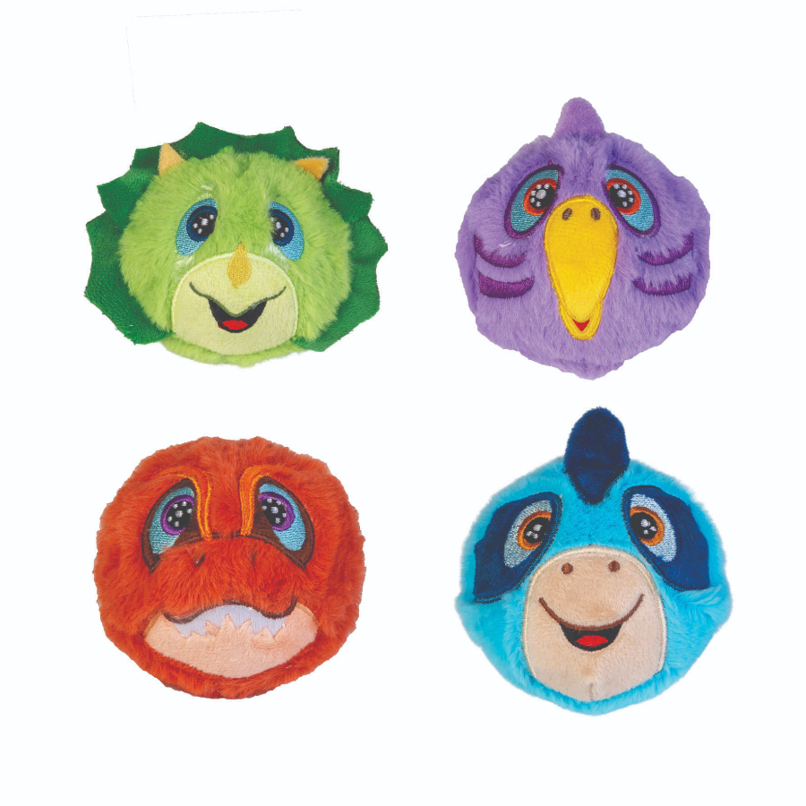 Bouncing Ball Plush Dino Assorted