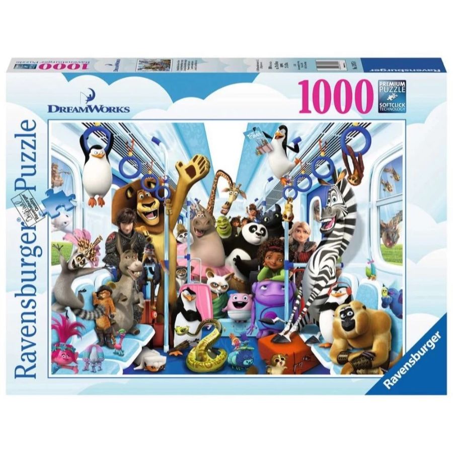 Ravensburger Puzzle Disney 1000 Piece DreamWorks Family On Tour