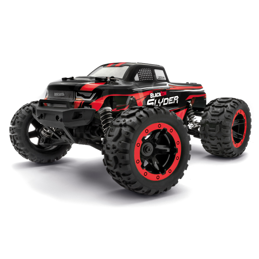 Blackzon Radio Control 1:16 Slyder MT 4WD Monster Truck Red