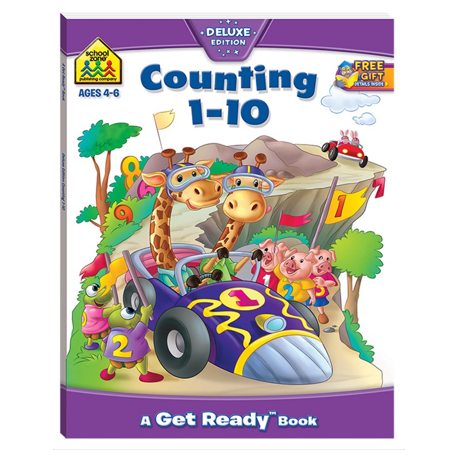 School Zone Get Ready Counting 1-10