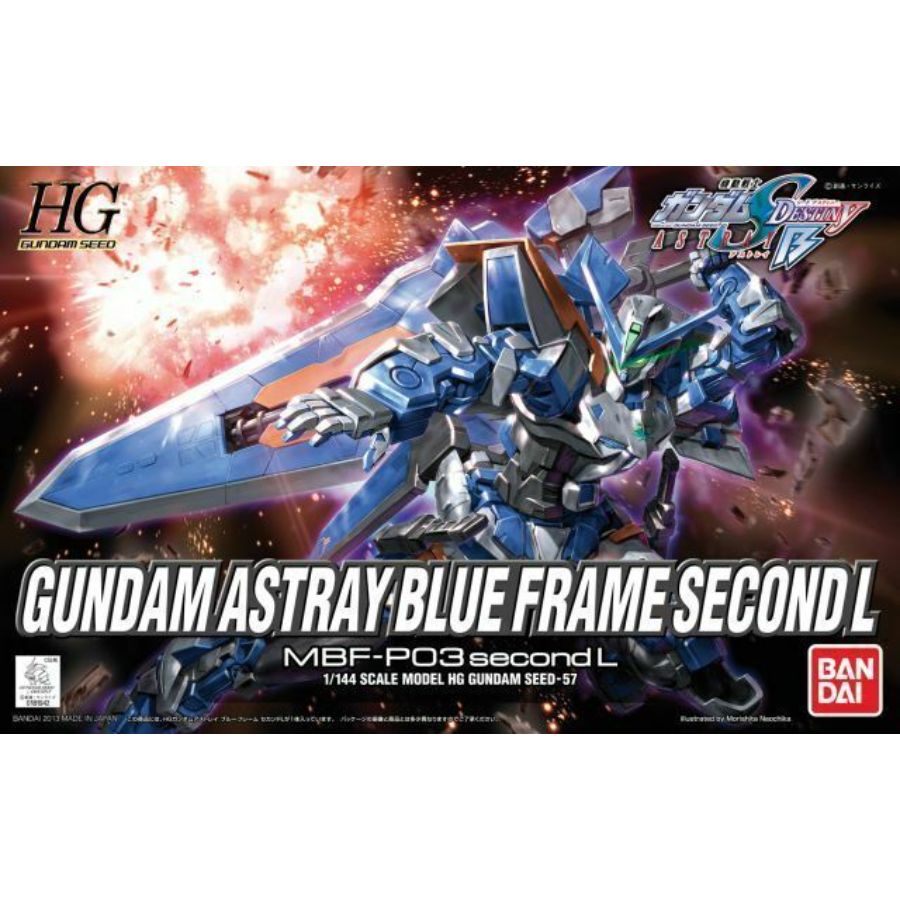 Gundam Model Kit 1:144 HG Gundam Astray Blue Frame Second L
