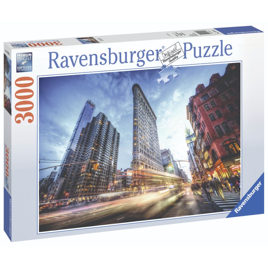 Ravensburger Puzzle 3000 Piece Flat Iron Building