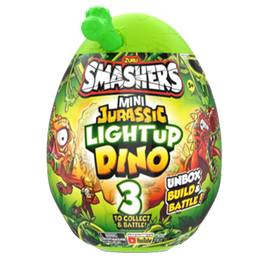 Smashers Jurassic Mini Light Up Egg Assorted