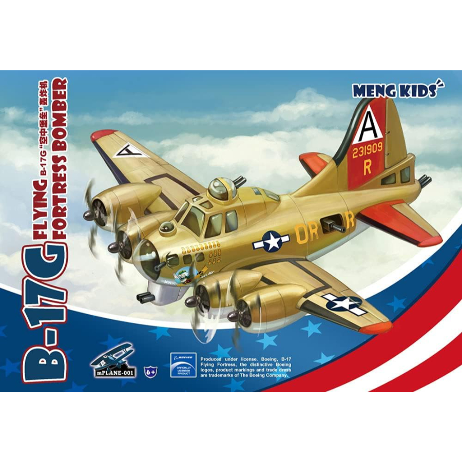 Meng Model Kit Cartoon Model B-17G Flying Fortress Bomber
