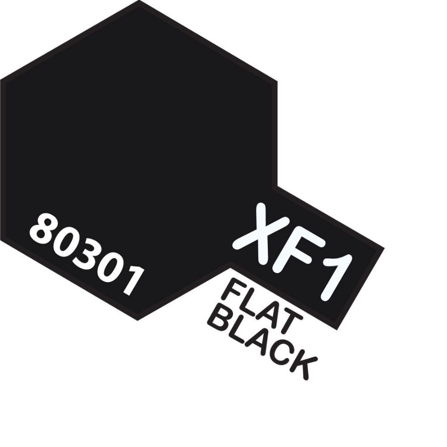 Tamiya Enamel Paint XF1 Flat Black