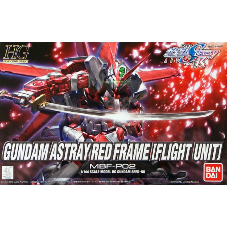 Gundam Model Kit 1:144 HG Gundam Astray Red Frame Flight Unit