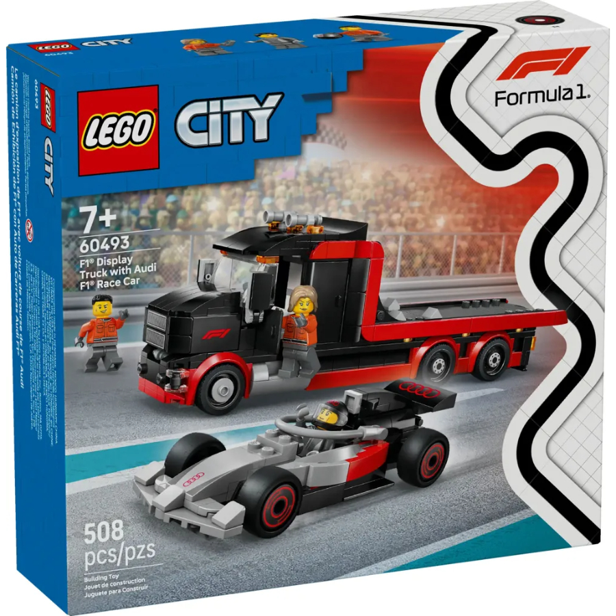 LEGO City F1 Display Truck With Audi F1 Race Car